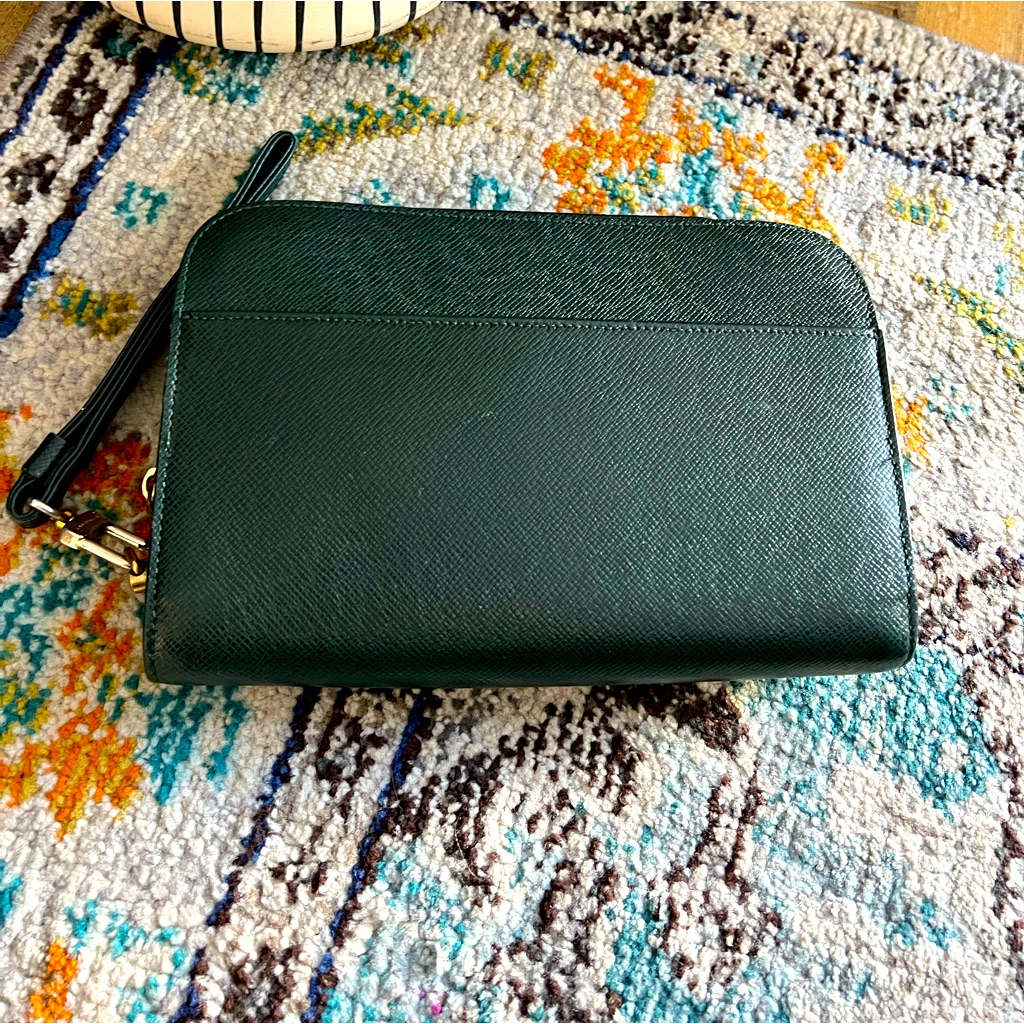 Louis Vuitton Taiga Baikal Pochette Epicea Clutch